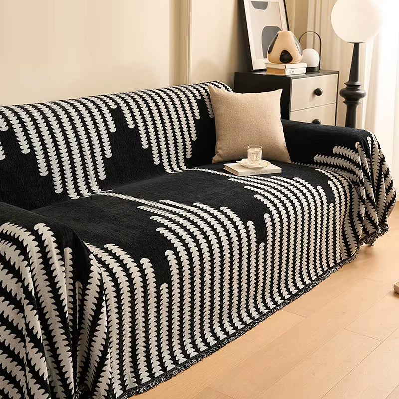 Home Sofa Cover Living Room Sofas Blanket Cover Prevent Cat Scratch Blanket Sofa Cover Knitted Blanket Sectional Sofa