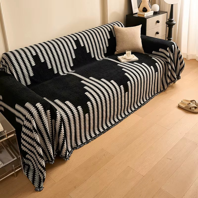 Home Sofa Cover Living Room Sofas Blanket Cover Prevent Cat Scratch Blanket Sofa Cover Knitted Blanket Sectional Sofa